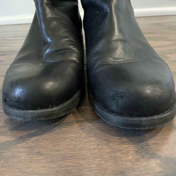 STUART WEITZMAN 5050 NAPPA LEATHER BACK STRETCH OTK BOOTS SIZE 6 - Picture 16 of 16